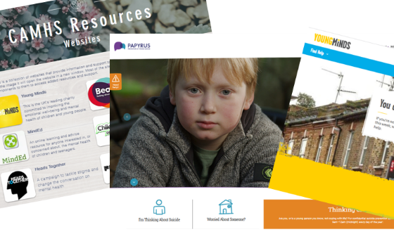 Mental health and emotional wellbeing websites image for school governors